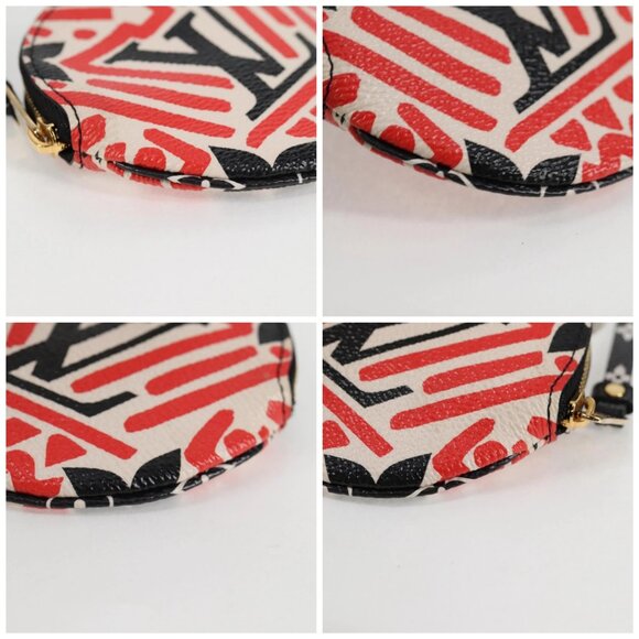 LOUIS VUITTON Monogram Crafty Round Coin Purse Red - Picture 15 of 15